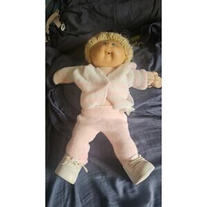 Vintage Blonde haired blue eyed Cabbage Patch doll